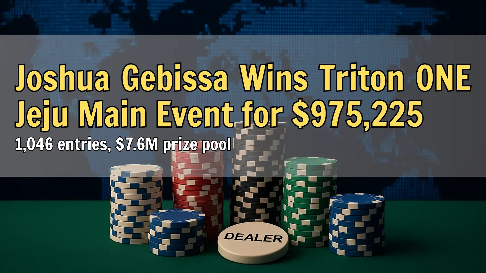 PokerOffer cover image showing poker chips stacked in a professional casino setting