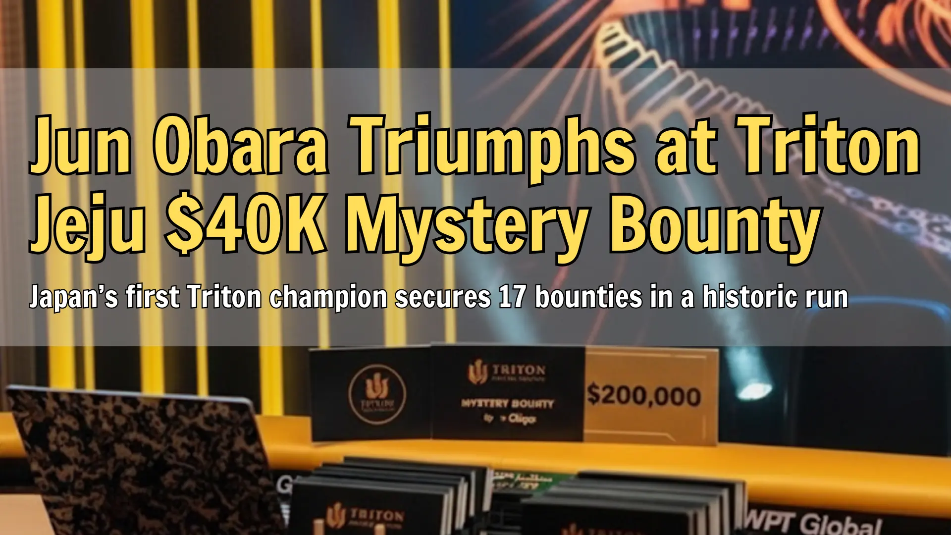 Triton Poker Mystery Bounty $200,000 tournament visual – PokerOffer