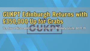 GUKPT Grosvenor UK Poker Tour logo on blue background – PokerOffer coverage
