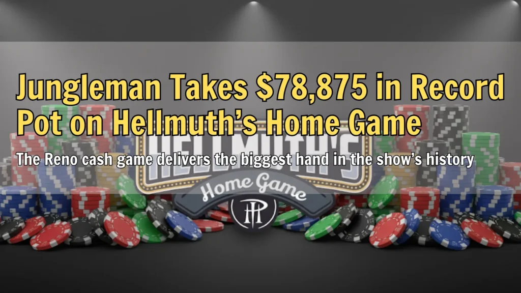 Poker chips stacked with Hellmuth’s Home Game logo – PokerOffer poker news cover
