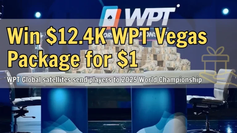 Final table cash stacks at the 2025 WPT World Championship in Las Vegas