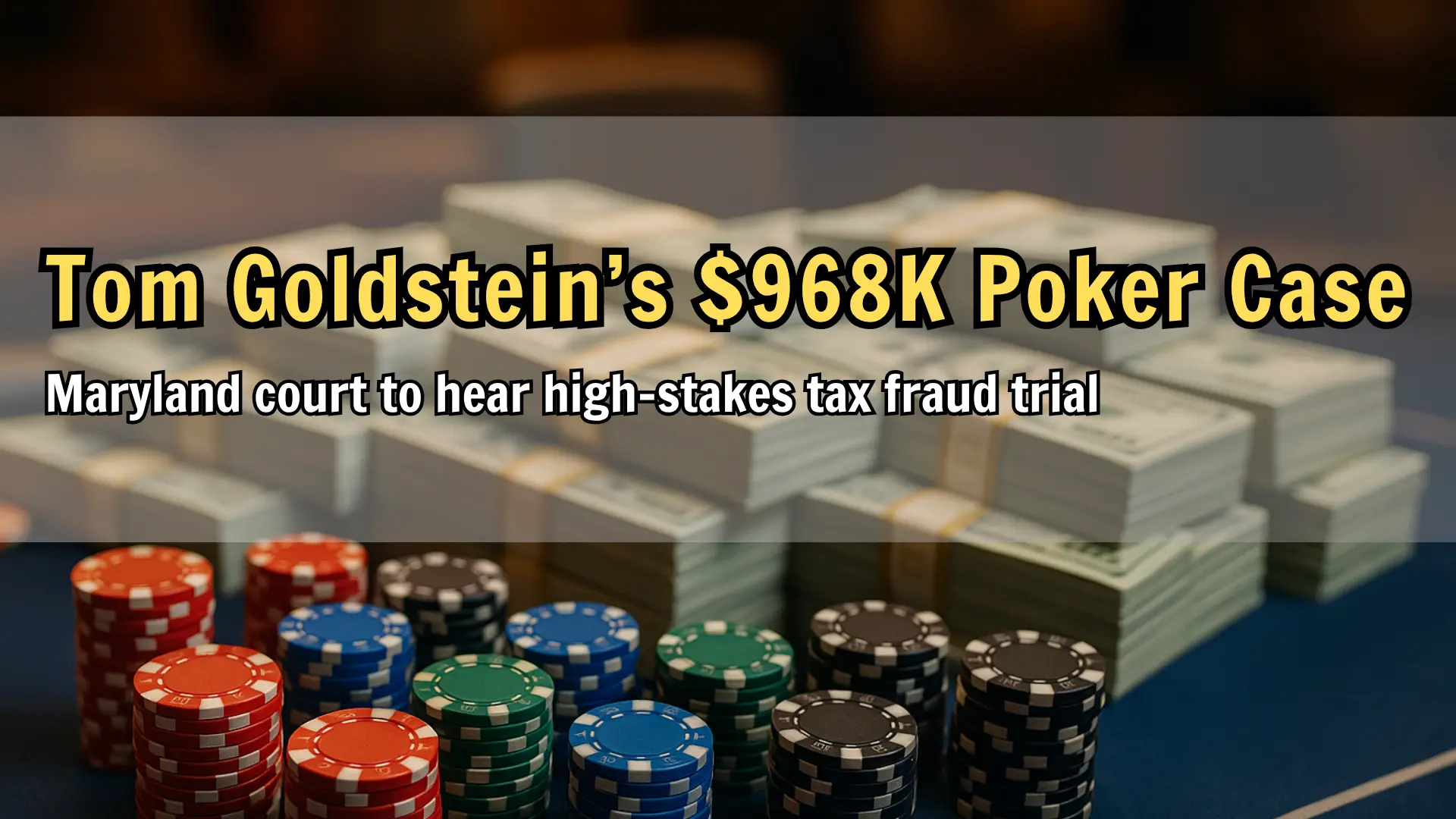 $968K poker cash linked to Tom Goldstein’s federal tax fraud case