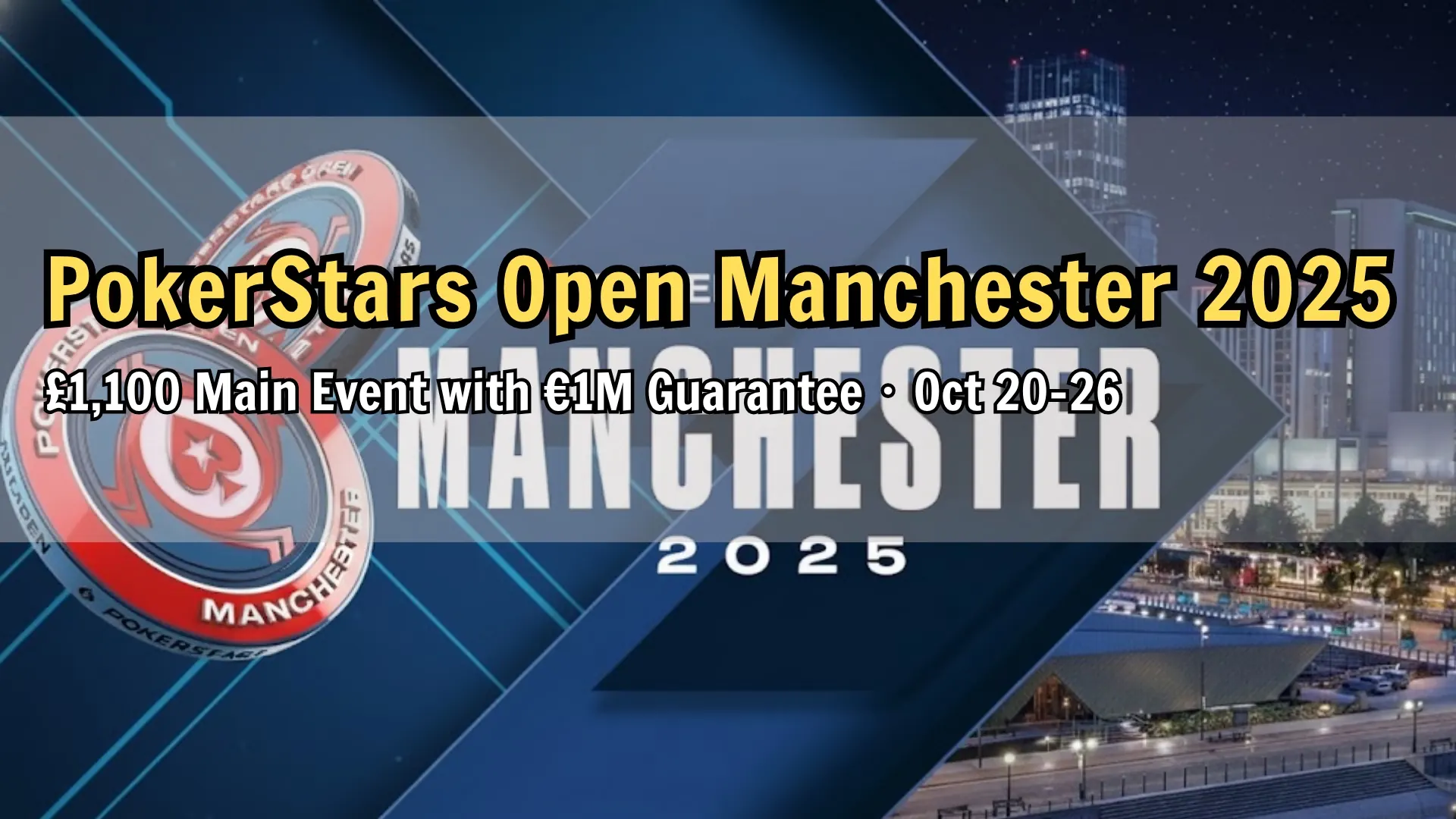 PokerStars Open Manchester 2025 £1M Guaranteed Main Event