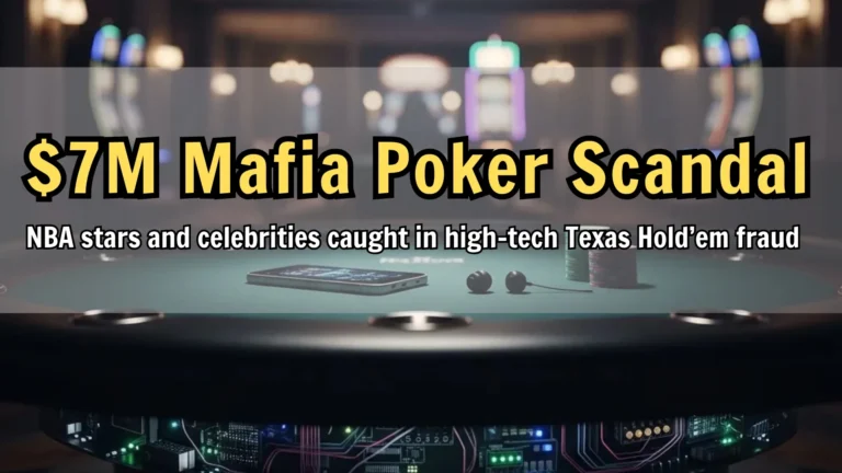 High-tech poker table with surveillance devices exposed in casino fraud investigation