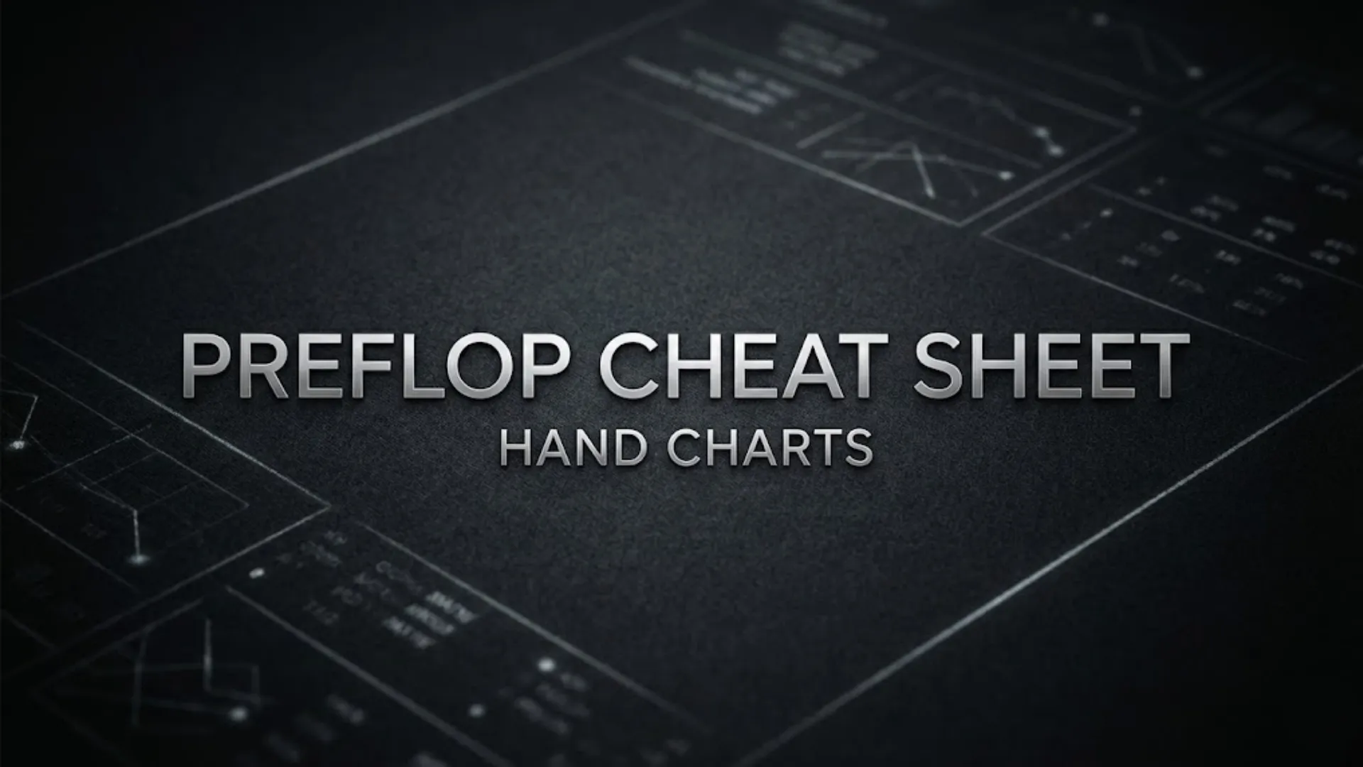 2026 Texas Hold'em Preflop Cheat Sheet cover image featuring RFI hand charts and strategy guide.