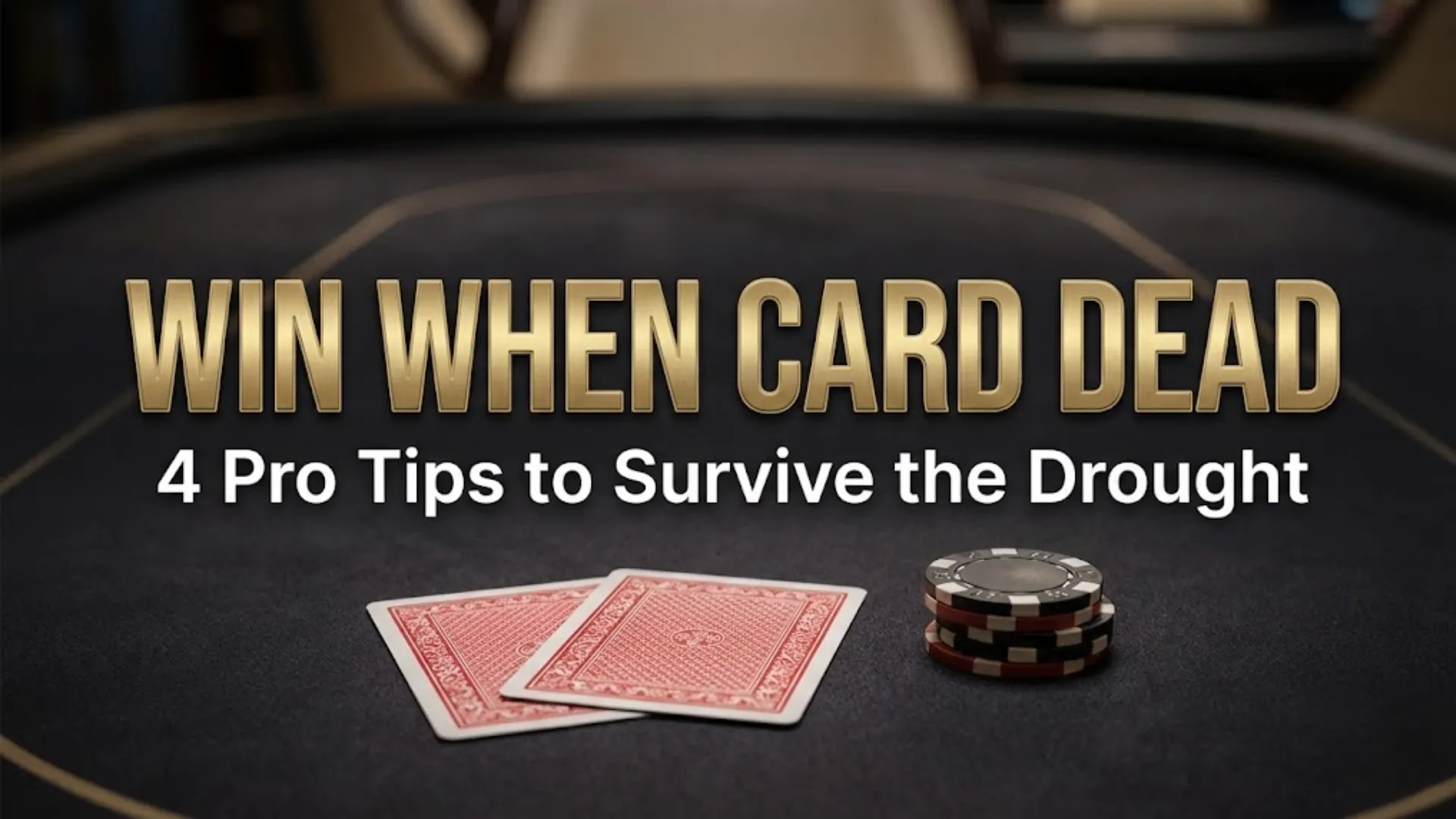 Online vs Live Poker Tournament strategy guide cover image displaying chips and cards on felt PokerOffer