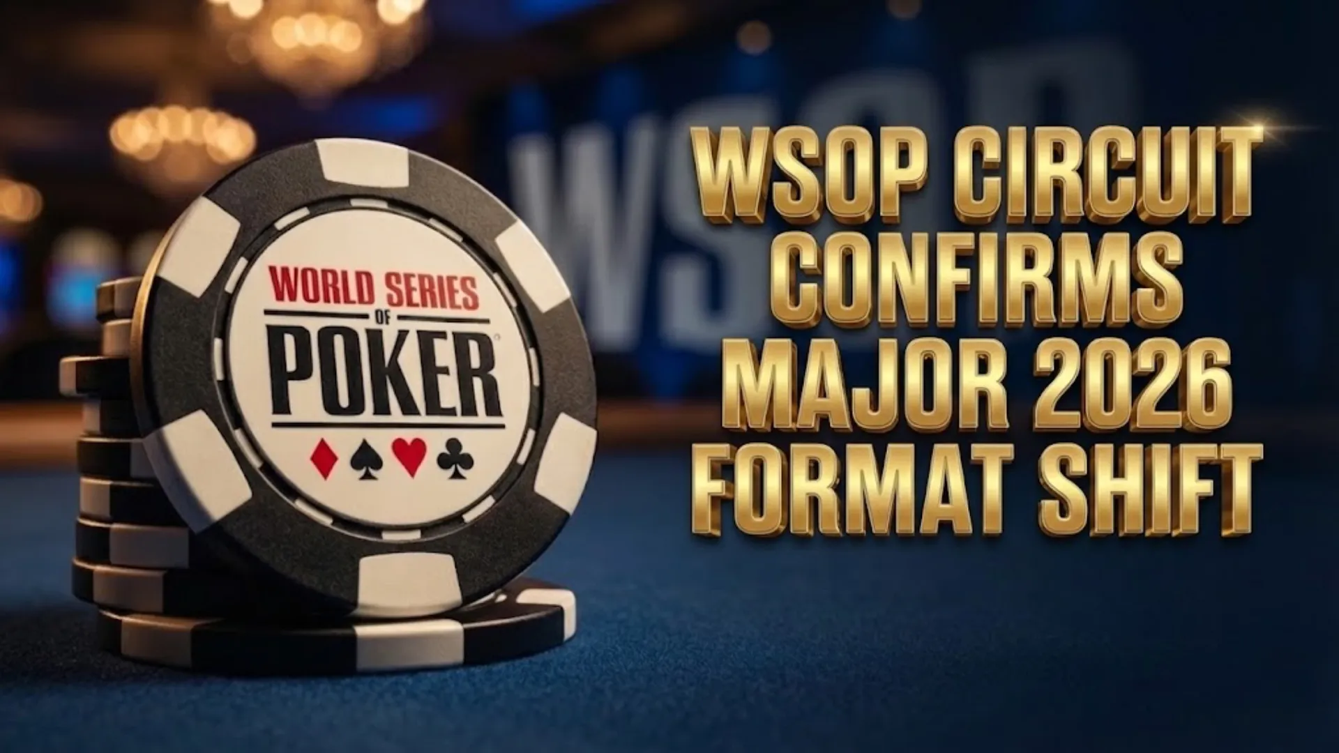 WSOP Circuit announces major 2026 format shift moving to calendar year season