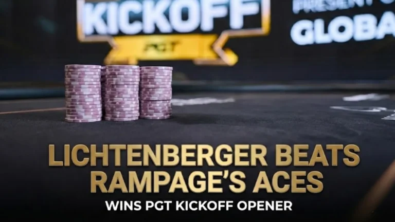 Andrew Lichtenberger wins 2026 PGT Kickoff Event 1 beating Rampage's Aces with Kings