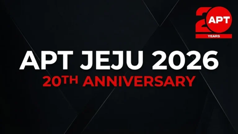 APT Jeju 2026 20th Anniversary official cover image featuring the Asia Poker Tour branding