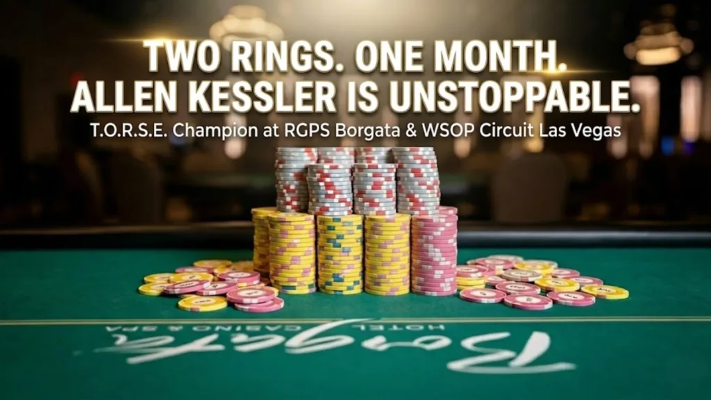 Allen Kessler wins two T.O.R.S.E. rings in one month at RGPS Borgata and WSOP Circuit Las Vegas